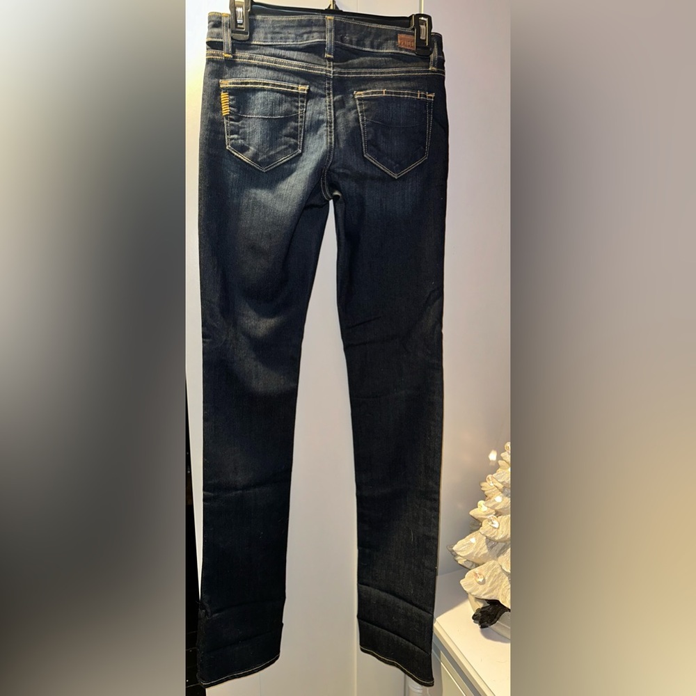 NWOT PAIGE Skyline Straight Dark Wash Jeans - Picture 4 of 8